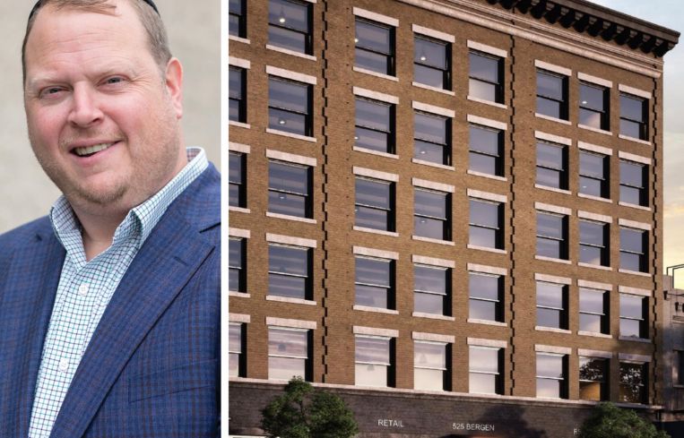 Sam Hartstein, CEO Gemstone Realty Group, and 521 Bergen Avenue, Bronx.