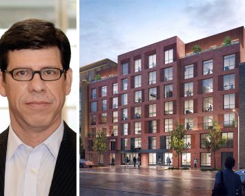 Scott Waynebern, co-managing member MF1, and 2339 Nostrand Avenue, Brooklyn.