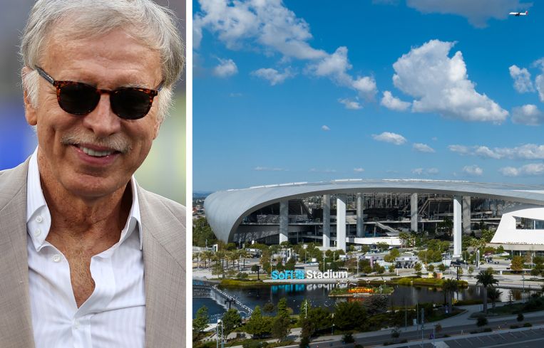Stanley Kroenke and SoFi Stadium in Inglewood, Calif.