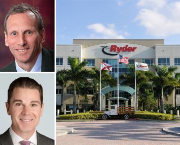 CBRE's Steve Roth and Bill Jurjovec and Ryder Systems's former headquarters.