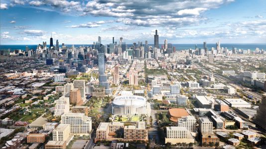 A rendering of the 1901 Project residential development in Chicago.