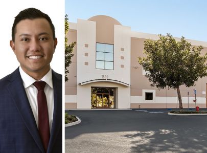 JLL Senior Vice President Xavier Nolasco and 1830 Raymer Avenue, Fullerton, Calif.