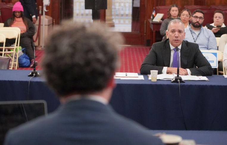 DCAS Commissioner Louis Molina in the New York City Council.