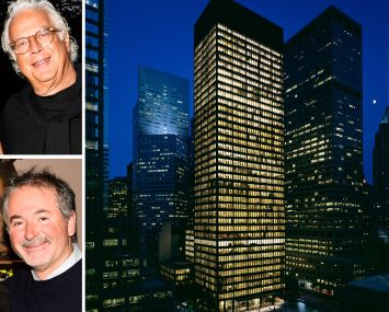 RFR co-founders and Principals Aby Rosen and Michael Fuchs and 375 Park Avenue.