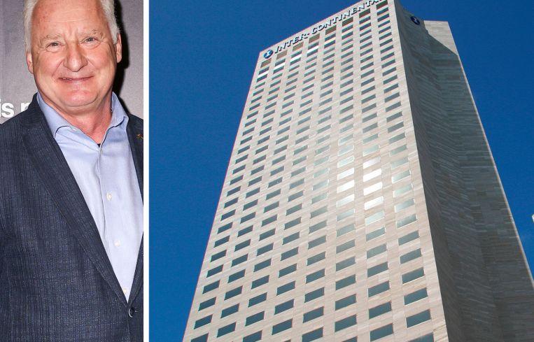 Strategic Hotels and Resorts CEO Andre Zotoff and the Intercontinental Hotel in Miami.