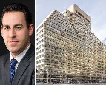 Andrew Wiener, head of commercial leasing at the Feil Organization, and 488 Madison Avenue.