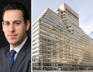 Andrew Wiener, head of commercial leasing at the Feil Organization, and 488 Madison Avenue.