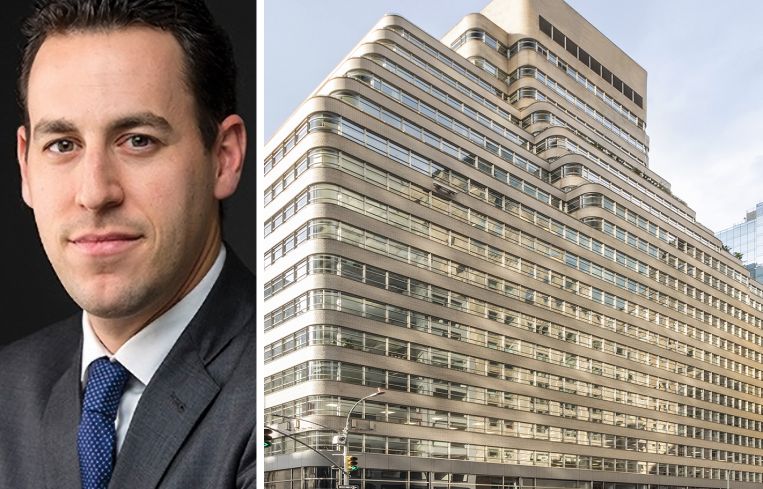 Andrew Wiener, head of commercial leasing at the Feil Organization, and 488 Madison Avenue.