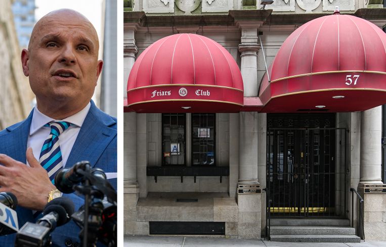 Friars Club Dean Arthur Aidala and the Friars Club at 57 East 55th Street.