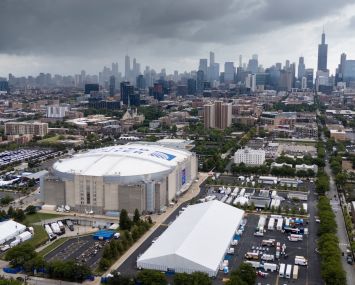 Overlooking the greater Chicagoland area.