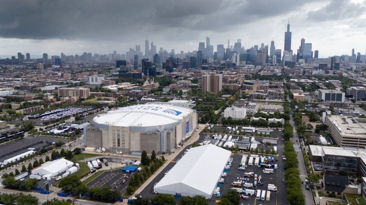 Overlooking the greater Chicagoland area.