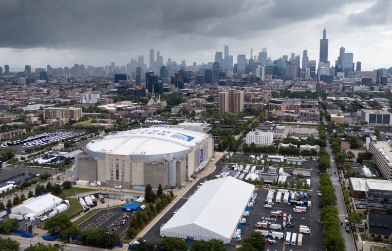 Overlooking the greater Chicagoland area.