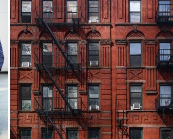 Daniel Garodnick, director of Department of City Planning, and apartment buildings in Manhattan.