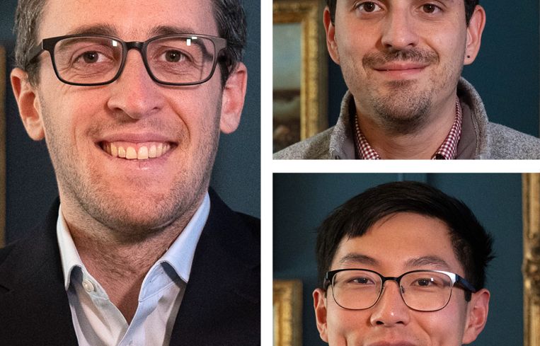 Pantheon AI co-founders David Mace, Georgios Kontominas, and Tiger Sun.