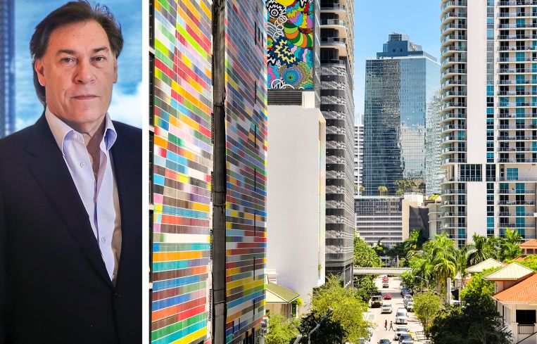 Edgardo Defortuna, president and CEO of Fortune International Group, and the Brickell neighborhood of Miami.