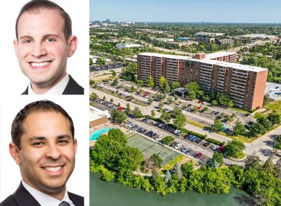 Eric Rosenstock and Dan Sacks of Greystone and 21 Kristin Apartments in Schaumburg, Ill.