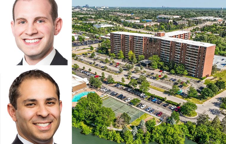 Eric Rosenstock and Dan Sacks of Greystone and 21 Kristin Apartments in Schaumburg, Ill.