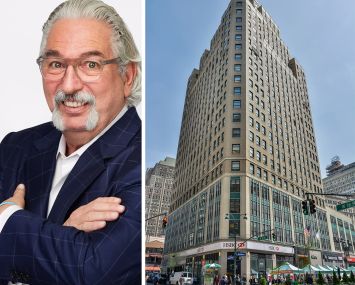 Fred Posniak, senior vice president at ESRT, and 1350 Broadway.