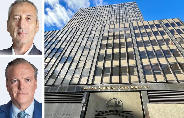 Vanbarton Group's founders and managing partners Gary Tischler and Richard Coles, and 1011 First Avenue.