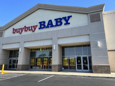 A BuyBuy Baby store closing.