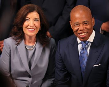 New York Governor Kathy Hochul and New York City Mayor Eric Adams.