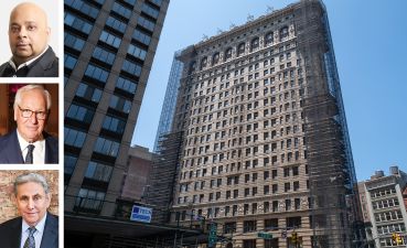 Adi Chugh of Tyko Capital; Daniel Brodsky of the Brodsky Organization; Jeff Gural of GFP Real Estate; and the Flatiron Building.