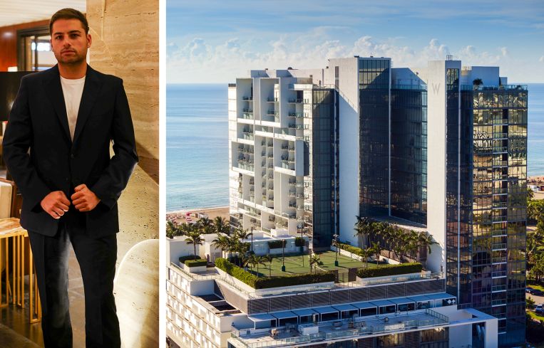 Jamie Reuben and the W South Beach.