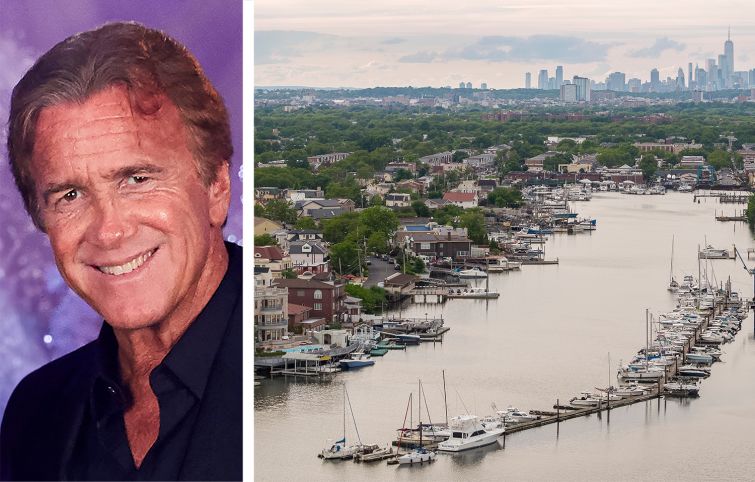 Jeff Sutton, founder and president Wharton Properties. Looking toward Sheepshead Bay from East Mill Basin, Brooklyn.