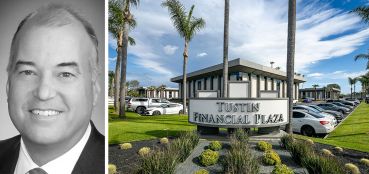 John Maurer, senior managing director and head of equity at Sagard Real Estate, and the Tustin Financial Plaza in Tustin, Calif.