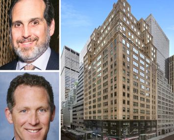 Jack Resnick & Sons President Jonathan Resnick, Executive Managing Director Brett Greenberg, and 485 Madison Avenue.