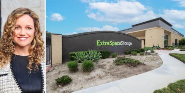 Hines co-CEO Laura Hines-Pierce and Extra Space Storage in Cerritos, Calif.