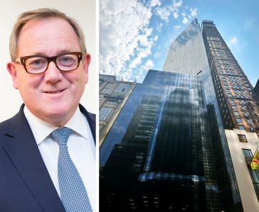 Mark Dixon, founder and CEO IWG, and Metropolitan Tower at 142 West 57th Street.