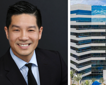 OCTA Board Chair Tam T. Nguyen and 2677 North Main Street in Santa Ana, Calif.