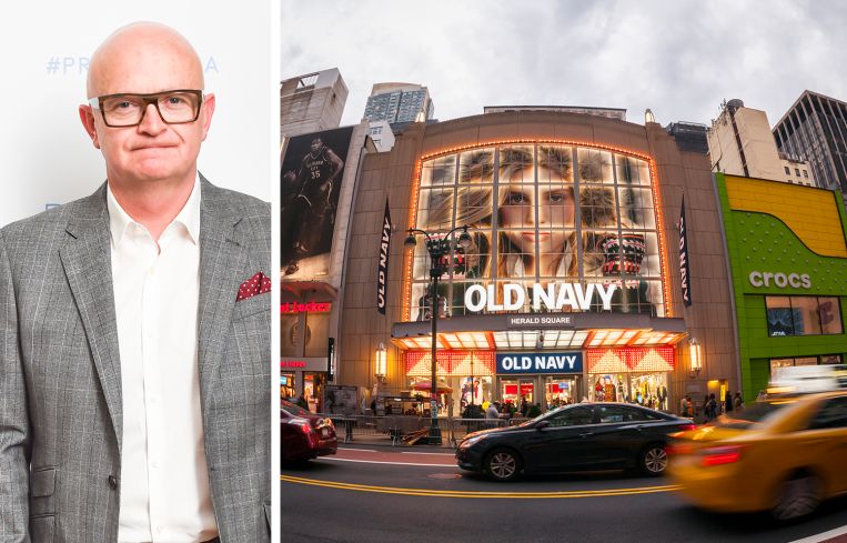 Paul Marchant, Primark CEO, and 150 West 34th Street.