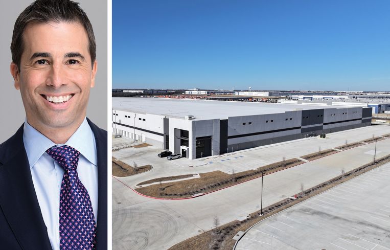 Rob Rubano of Cushman & Wakefield and Core45 industrial park in Wilmer, Texas.