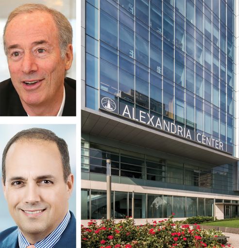 Joel S. Marcus, Executive Chairman & Founder of Alexandria Real Estate Equities; Peter M. Moglia, CEO and CIO; and the Alexandria Center for Life Sciences.