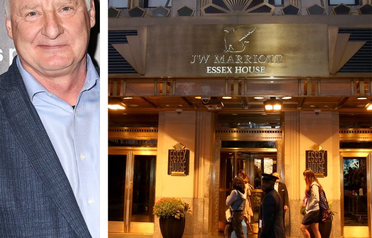 Andre Zotoff, CEO of Strategic Hotels, and JW Marriott Essex House hotel at 160 Central Park South.