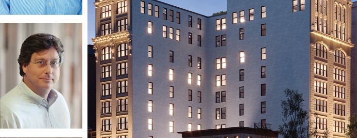 Shaul Kuba, Richard Ressler, and Avi Shemesh, founders of CIM Group, and 88 University Place.