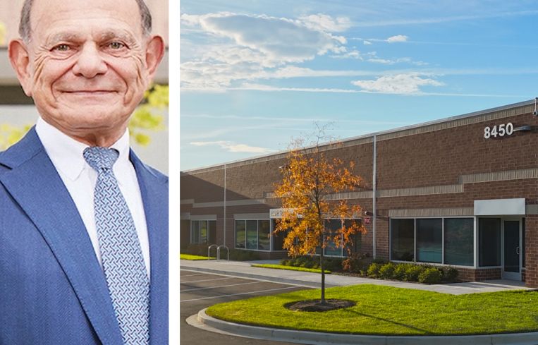Edward St. John, Chairman and Founder of St. John Properties, and 8450 Broadband Drive in Frederick, Md.