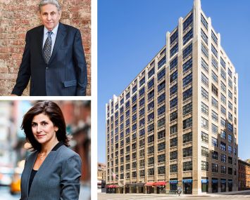 Chairman Jeffrey Gural and Rhonda Singer, Senior Managing Director of GFP Real Estate LLC, and 200 Varick Street.