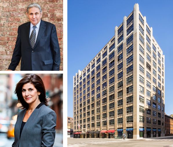 Chairman Jeffrey Gural and Rhonda Singer, Senior Managing Director of GFP Real Estate LLC, and 200 Varick Street.