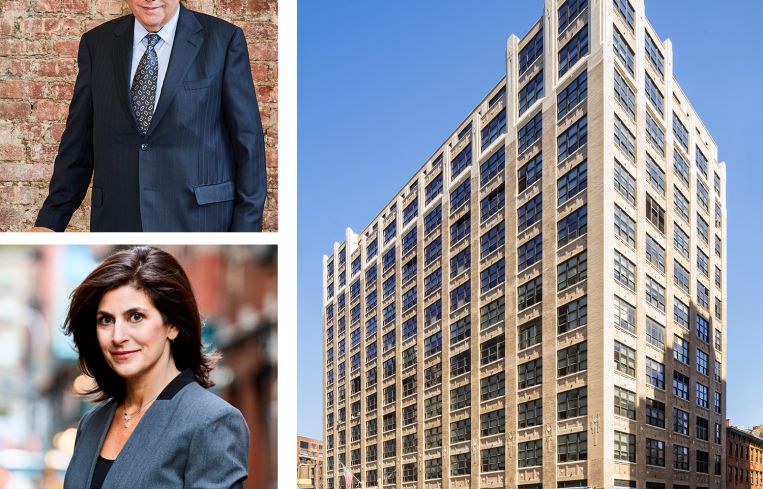 Chairman Jeffrey Gural and Rhonda Singer, Senior Managing Director of GFP Real Estate LLC, and 200 Varick Street.