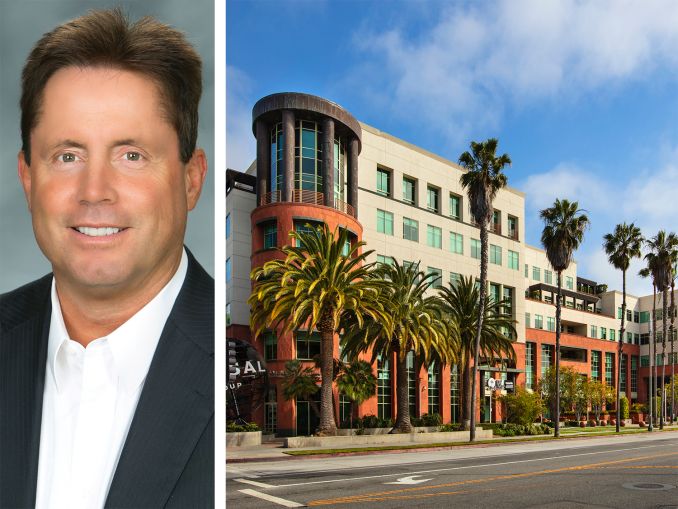 Kevin Shannon, Co-Head of U.S. Capital Markets at Newmark and Universal Music Group's headquarters in Santa Monica, Calif.