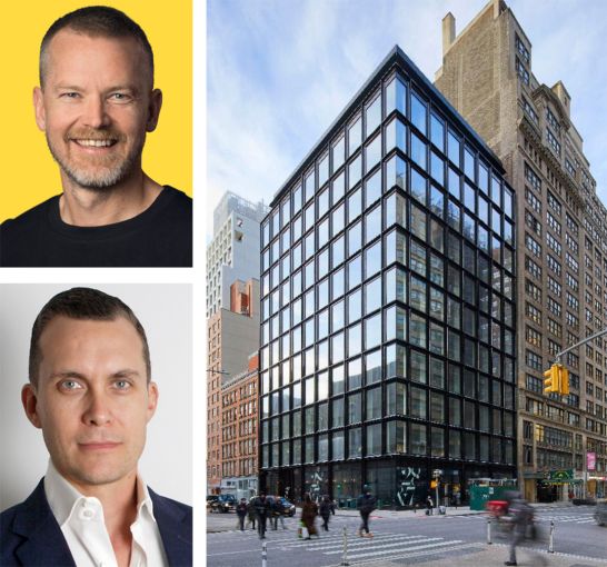 Oscar Höglund, Co-Founder and CEO at Epidemic Sound; Michael Kirchmann, CEO and Co-Founder of GDSNY; and 28&7 at 205 West 28th Street.