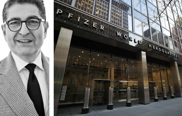 Nathan Berman, founder and CEO of MetroLoft, and the former Pfizer World Headquarters at 229-235 East 42nd Street.