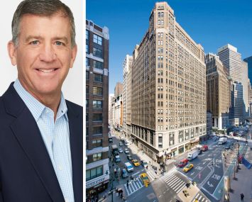 Thomas Durels, executive vice president of leasing at Empire State Realty Trust, and 1359 Broadway.