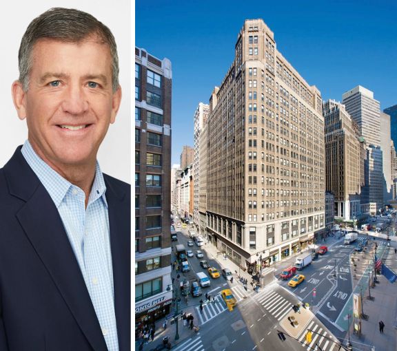 Thomas Durels, executive vice president of leasing at Empire State Realty Trust, and 1359 Broadway.