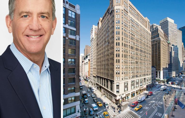 Thomas Durels, executive vice president of leasing at Empire State Realty Trust, and 1359 Broadway.
