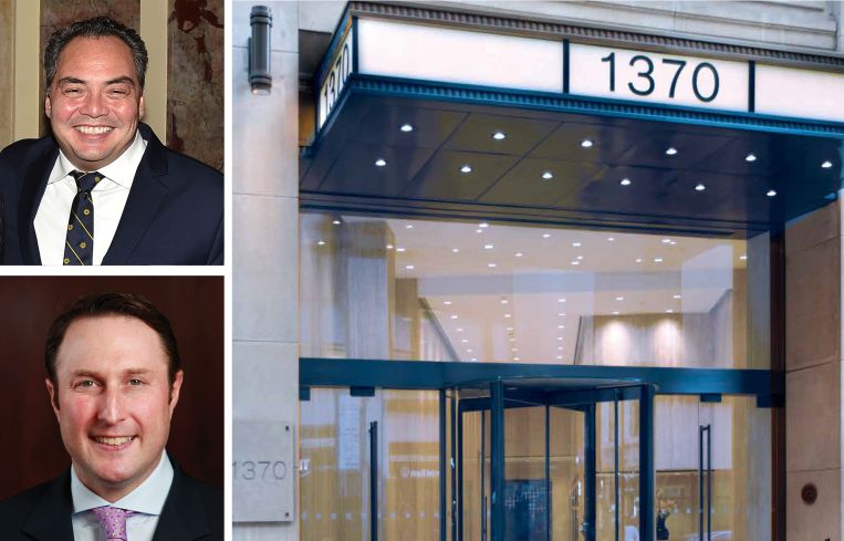 Kevin Chisholm of 60 Guilders, Adam Spies of Newmark; 1370 Broadway, NYC, NY