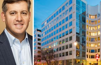 Adam Frazier of Columbia Property Trust, and 1800 M Street NW in Washington, D.C.